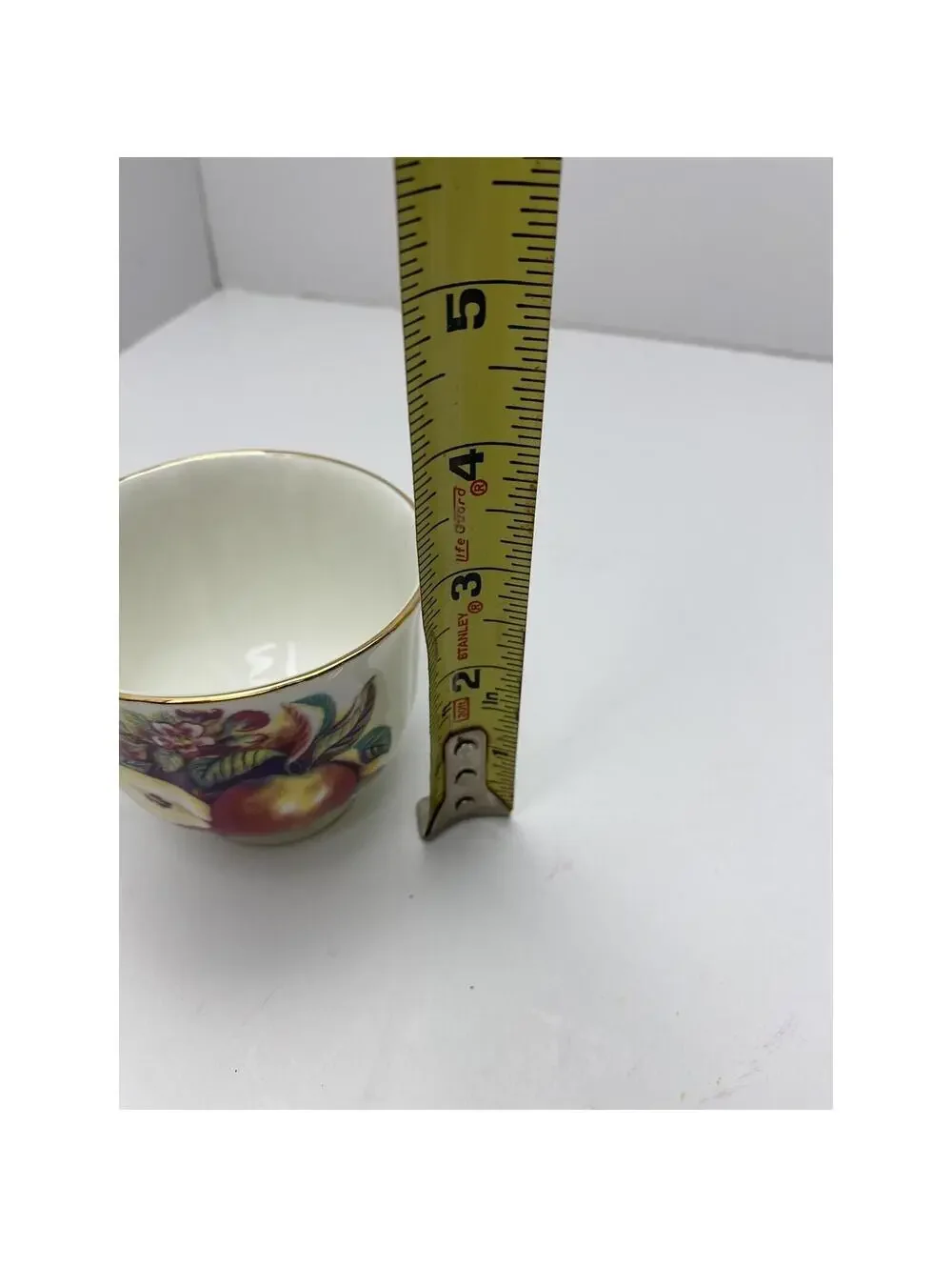 Gold Rim Tea Cup Vintage Fine China Collectible Elegant Tea Party Cup